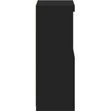  Komoda s LED svjetlima crna 41x37x100 cm | shoptok.hr
