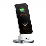 Satechi Bežični magnetni punjač 2u1, Beli | Eponuda.com