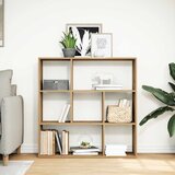 Pregrada regal za knjige boja hrasta 102x29x103,5 cm drveni | shoptok.hr