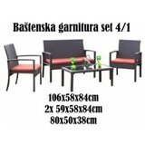  Baštenska garnitura crna sfs002 ( 005046 ) u