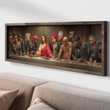 WALLXPERT LAC063-120 Multicolor Decorative Framed MDF Painting | Eponuda.com