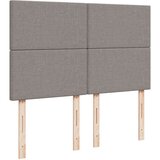  Krevet s oprugama i madracem smeđesivi 140 x 190 cm od tkanine | shoptok.hr