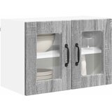  Zidni stakleni ormarić 2 pcs Siva Sonoma 60 x 31 x 40 cm | shoptok.hr