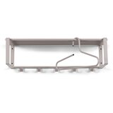 Spinder Design Siva/bež metalna zidna vješalica s policom Rex – | shoptok.hr