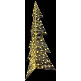 vidaXL Božićno drvce s 240 LED svjetlima Topla bijela 180 cm PET | shoptok.hr
