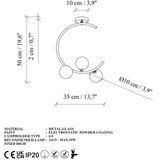 Opviq Luster Luminar-14136, 35x20x50cm, IP20, Belo-zlatne boje | Eponuda.ba