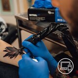 Espeon Nitril Ideal3 Examination Gloves Blue nitrilne zaštitne rukavice za pregled bez pudera veličina XL 100 kom | shoptok.hr