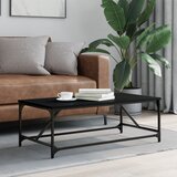 vidaXL Stolić za kavu crni 100 x 50 x 35 cm od konstruiranog drva Cijene