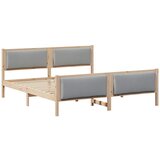 vidaXL konstrukcija postelje svetlo siva 200 x 200 cm blago, (5000084032) | Shoptok.si