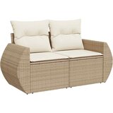  8-dijelni set vrtnih sofa od poliratana s jastucima bež bagrem | shoptok.hr