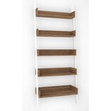 Kalune Design Bijela/prirodna polica za knjige u dekoru hrasta 80x195 cm Only - Cijene