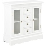  Komoda bela 70x28x70 cm iz trdne borovine Cene