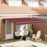 Tenda na ručno uvlačenje bordo 400 x 300 cm | shoptok.hr