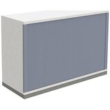 eurokraft pro P12 - Omara s prečnim rolojem, 1 polica, 2 nivoja, VxŠxG 781 x 1200 x 442 mm | Shoptok.si