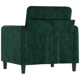  Fotelja tamnozelena 60 cm baršunasta | shoptok.hr