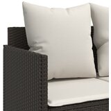  5-dijelni set vrtnih sofa s jastucima poliratan smeđi | shoptok.hr