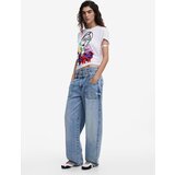 Desigual Majice s kratkimi rokavi MISURI Bela | Shoptok.si