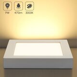 Aigostar LED plafonsko svetlo za površinsku montažu, LED/9W/230V, 3000K, 12,2x12,2 cm, belo | Eponuda.com