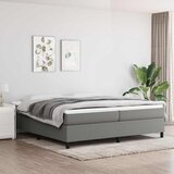  s oprugama i madracem tamnosivi 200 x 200 cm od tkanine | shoptok.hr