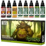 Green Stuff World Paint Set - Pestilence | Set Akrilnih Boja x8 Cene