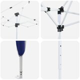  Rastezljivi šator za svadbe - šator za zabave Plava 575 x 288 x 245 cm | shoptok.hr