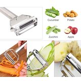 Venisymlis 2 V 1 Večnamenski Lupilec Zelenjave In Sadja Z Ergonomsko Zasnovo In Rezili Iz Visoko Ogljikovega Jekla Za Preprosto Uporabo V Kuhinji, (22071805) | Shoptok.si