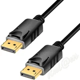 DisplayPort AV priključni kabel [1x DisplayPort - 1x DisplayPort] 2 m crna