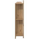  Glava kreveta s ormarićem Hrast artisan 200 cm | Shoptok.si