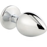 DREAMTOYS analni čep gleaming love silver medium | Shoptok.si