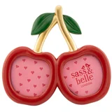 Rdeč stoječ okvir iz poliresina 17,5x15,5 cm Cherry –