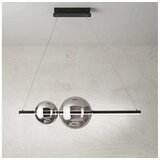  Ondaluce - LED luster na sajli FUFI (prigušiva) LED/40W/230V crna/zadimljena crna | Eponuda.com