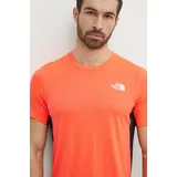 The North Face Športna kratka majica Lightbright oranžna barva, NF0A825OTNI1