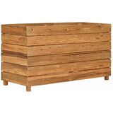 Furnova Visoka greda 100x40x55 cm reciklirana tikovina in jeklo, (21921875) | Shoptok.si