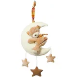 Music Box Rainbow Teddy on the Moon viseća igračka kontrastnih boja s melodijom 1 kom