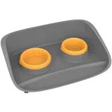 Pet-set stella 0.25+0.3lt sivo-orange 46x35x12h ( 50146 )