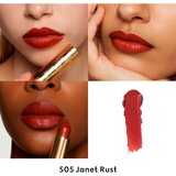 Gucci Beauty Rouge à Lèvres Satin Lipstick satenasta šminka odtenek 505 Janet Rust 3.5 g | Shoptok.si