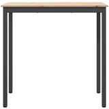  Stol za bar Prirodna 110 x 55 x 105 cm Čvrsto borovo drvo | shoptok.hr