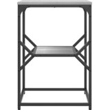  Bocni stol Siva Sonoma 41 x 40 x 60 cm Inženjerska drva i čelik | shoptok.hr