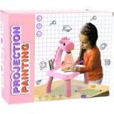  Stol za crtanje s projektorom i raznim nastavcima - rozi dinosaur | shoptok.hr