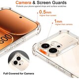 Techsuit Shockproof Clear Silicone prozirna maskica otporna na udarce za Honor 600 | Shoptok.si