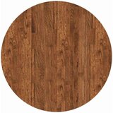 vidaXL Gornji dio stola Tamno smeđa Ø 80 x 2.5 cm Čvrsto drvo hrasta Cijene