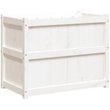 Maison Chic Vrtno cvetlično korito - Cvetlični Lonec belo 90x50x70 cm trdna borovina, (21788641) Cene