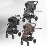 Coccolle Otroški voziček 3 v 1 Serry Jet črna | Shoptok.si