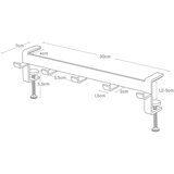 YAMAZAKI Mat crna željezna prilagodljiva kuka Tower – | shoptok.hr