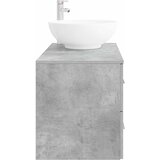  Set namještaja za kupaonicu 2 kom. Betonska siva 49,5 x 44,5 x 80 cm | Shoptok.si