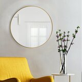  Baltica Design - Zidno ogledalo TINY BORDER, prečnik 60 cm, zlatno | Eponuda.com