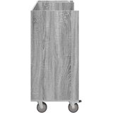 Golf ormar s kotačem Jednobojno Siva Sonoma 120 x 45 x 98 cm | shoptok.hr