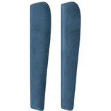 vidaXL Uzglavlje s ušima tamnoplavi 93x23x118/128 cm baršunasti | shoptok.hr