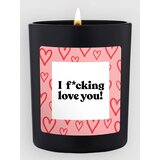 CandleHand I F*Cking Love You Chatty Candle flowery | Shoptok.si