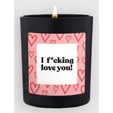 I F*Cking Love You Chatty Candle flowery